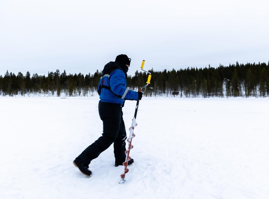 Saariselkä: Ice Fishing Safari by Snowmobile - Snowmobile time: forests, fells, and the pace of Lapland