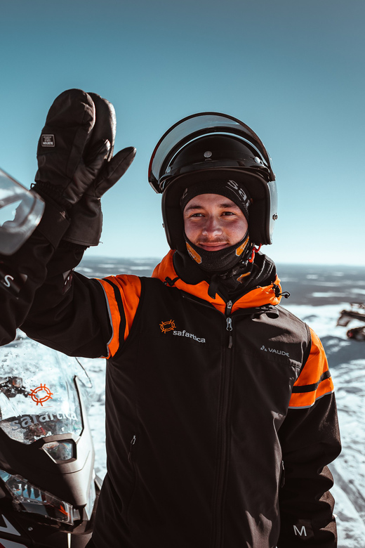 Saariselkä: Snowmobile Ride with Hot Drinks - Riding Across Lapland: Hills, Forest Tracks, and Controlled Stops