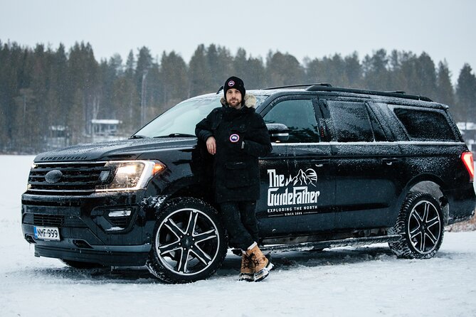 Santa Village Tour+Lapland Cuisine In Glass Igloo+Snow Scooters - Pickup across Rovaniemi and the value of a private day