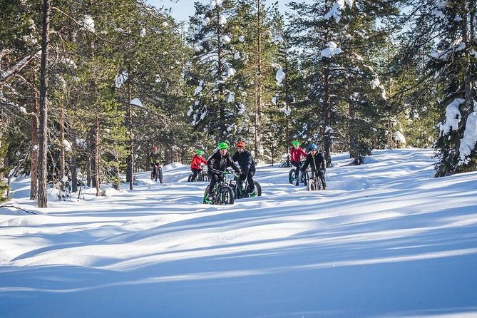 Scenic electric fat bike group ride in Rovaniemi - Meeting at Hostel Café Koti, Then Roll Outdoors Garage Gear Check
