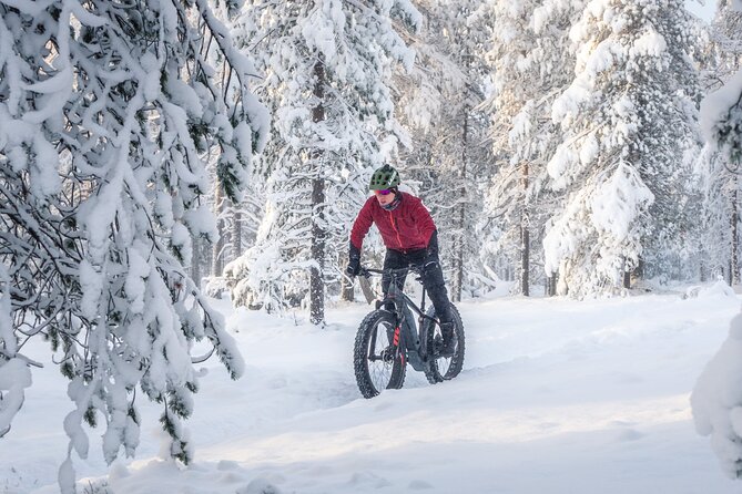 Scenic electric fat bike group ride in Rovaniemi - The Climb to Tottorakka Lift Station: Big Views With a Little Grit