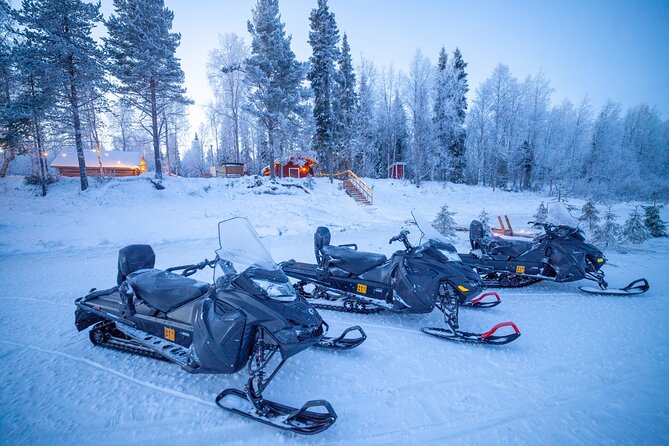 Small Group: Snowmobile Safari from Riverside Lodge 3h - Pickup From Levi Ski Resort Area, Then Straight Into the Cold (in a Good Way)