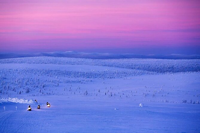 Snowmobile and Ice Fishing Experience - Bonfire warming and the Arctic fish BBQ lunch