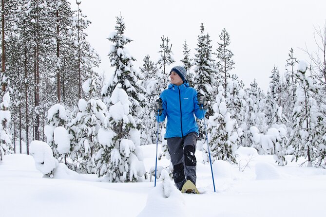 Snowshoeing Adventure with Ice-Fishing, Fire and Survival - Lapland Snowshoeing That Actually Teaches Survival (Not Just Walking)