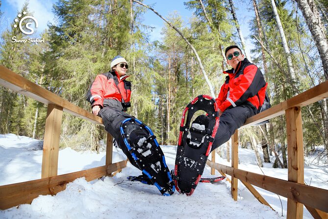 Snowshoeing in Lapland Wilderness - Thermal Overalls and Snowshoes, What You Get and Why It Matters