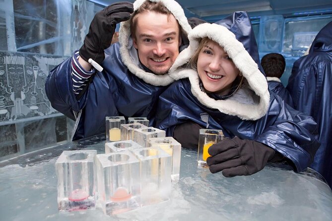 SnowVillage Visit with Entrance Tickets - Stop 1 at Lapland Hotels SnowVillage: your first walk through the ice build
