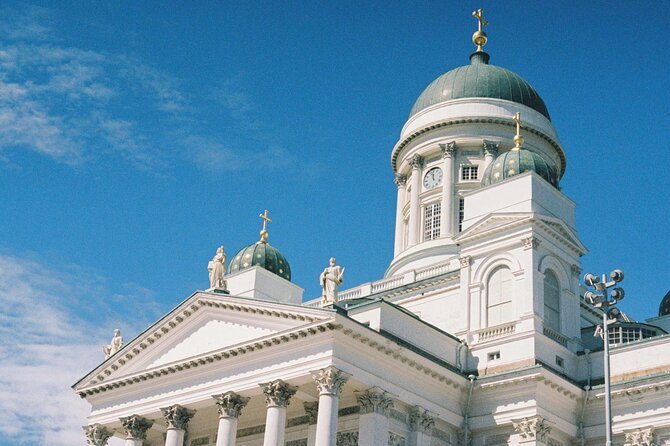 The Instagrammable Places of Helsinki with a Local - Starting at Uspenski Cathedral: red walls, big skyline energy