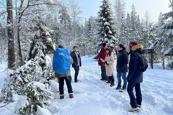 Winter Wonderland Hike in a National Park - The wilderness hut and campfire Finnish lunch that actually warms you up